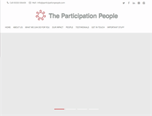 Tablet Screenshot of participationpeople.com